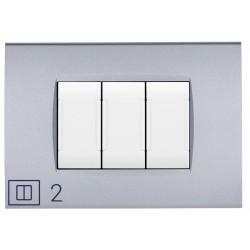 T1 PLACCA GRIGIO 2P COMPA....