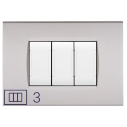 T1 PLACCA GRIGIO 3P...