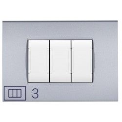 T1 PLACCA GRIGIO SCURO 3P...