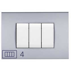 T1 PLACCA GRIGIO 4P COMPA....