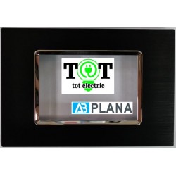 T2 PLACCA ALLUMINIO NERO 3P...
