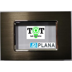 T2 PLACCA ALLUMINIO MARRONE...