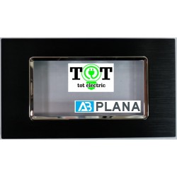 T2 PLACCA ALLUMINIO NERO 4P...