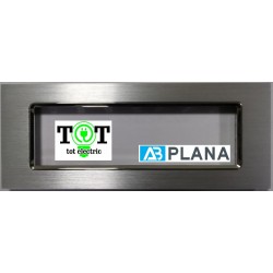 T2 PLACCA ALLUMINIO SILVER...