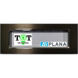 T2 PLACCA ALLUMINIO MARRONE...
