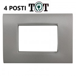 T4 PLACCA SILVER 4P...